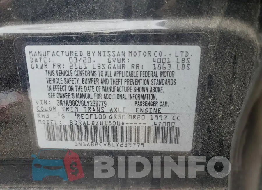 3N1AB8CV8LY239779 Photo# 12