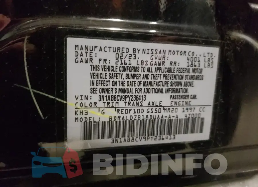 3N1AB8CV9PY236413 Photo# 12