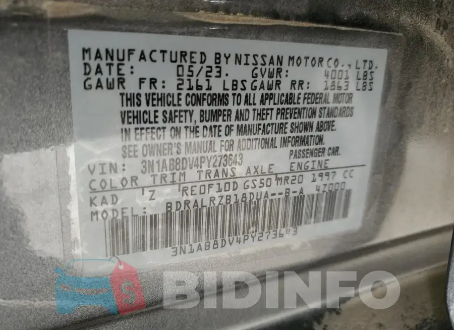 3N1AB8DV4PY273643 Photo# 12