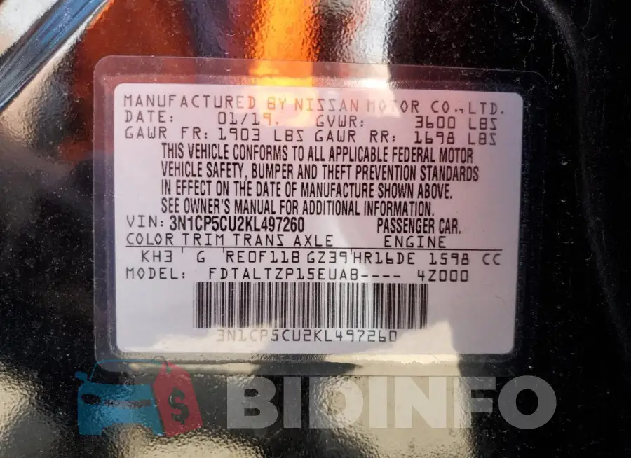3N1CP5CU2KL497260 Photo# 12