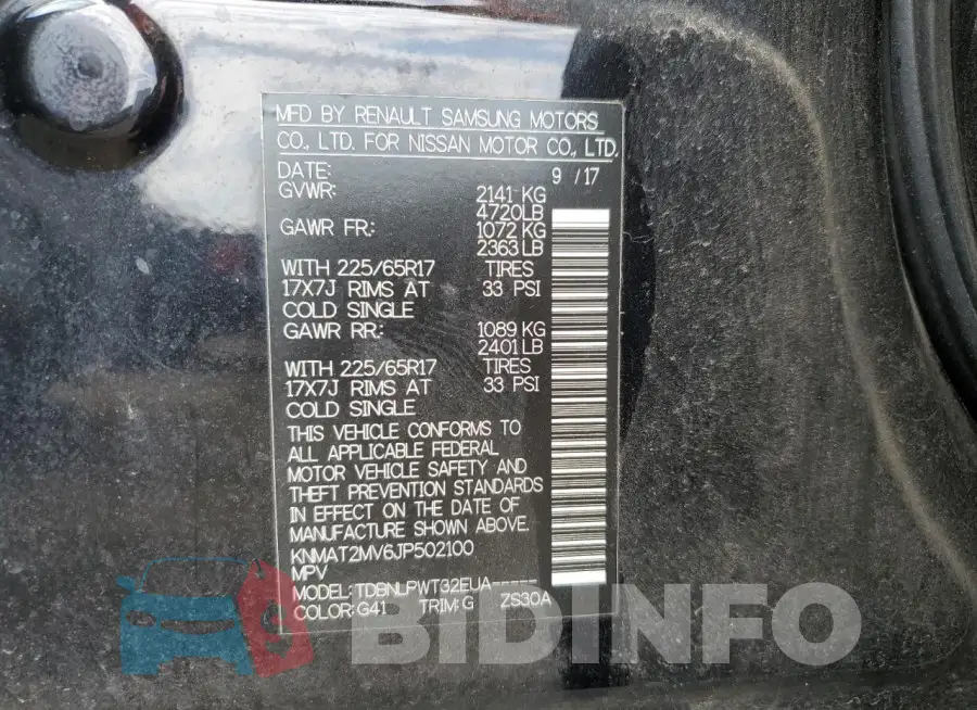 KNMAT2MV6JP502100 Photo# 12