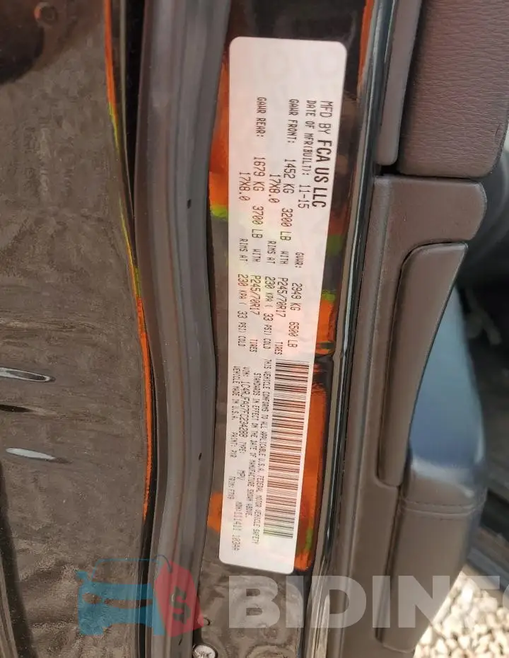 1C4RJFAG7FC234288 Photo# 13