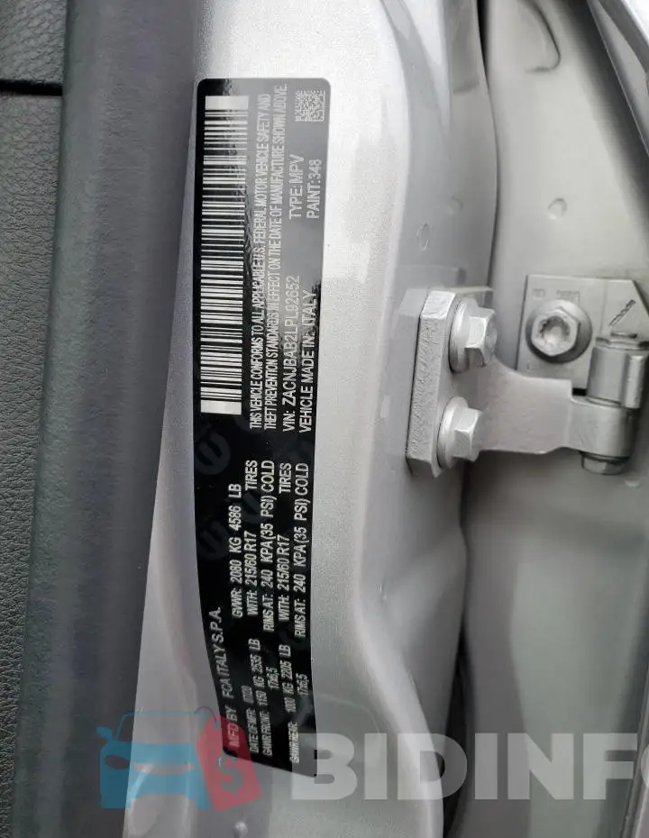 ZACNJBAB2LPL92652 Photo# 13