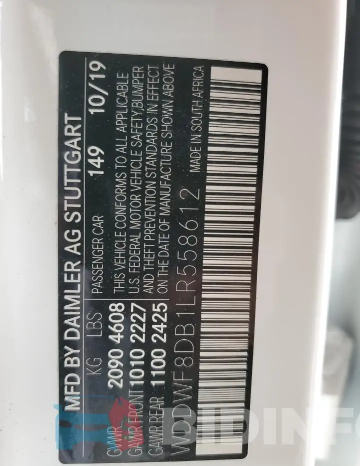 WDDWF8DB1LR558612 Photo# 12