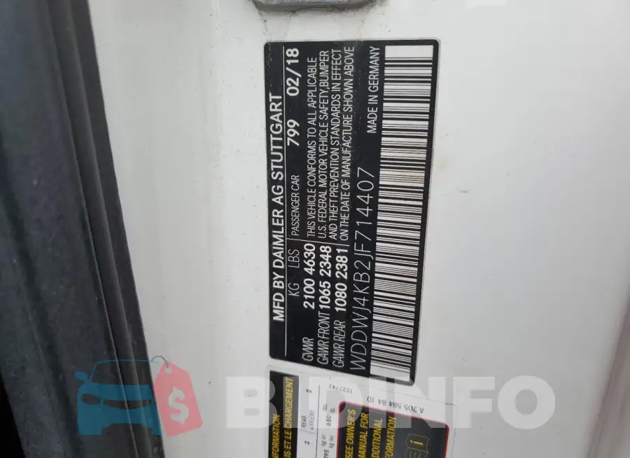 WDDWJ4KB2JF714407 Photo# 12