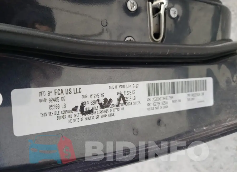 2C3CDXCT9HH617554 Photo# 12