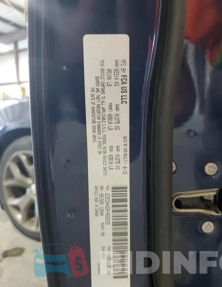 2C3CDXHG3FH925229 Photo# 12