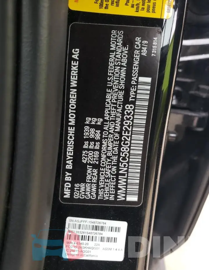 WMWLN5C58G2E29338 Photo# 12