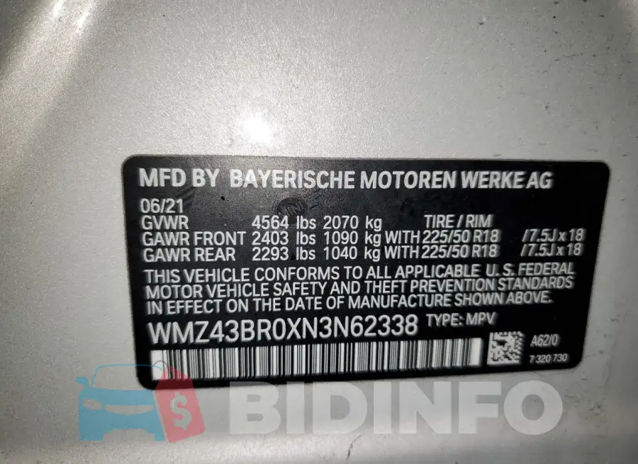 WMZ43BR0XN3N62338 Photo# 13