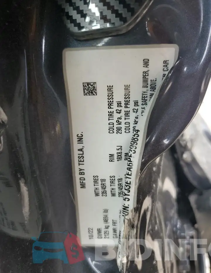 5YJ3E1EA6PF399854 Photo# 12
