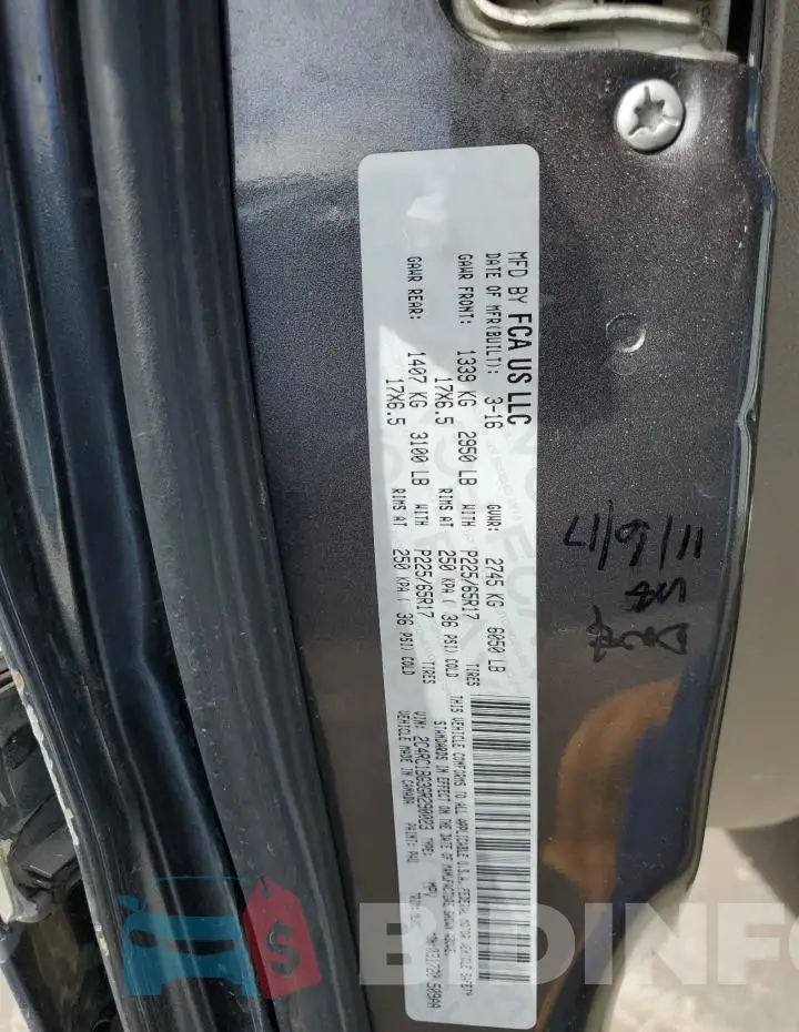 2C4RC1BG3GR290023 Photo# 13
