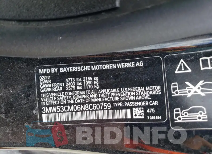 3MW53CM06N8C60759 Photo# 12