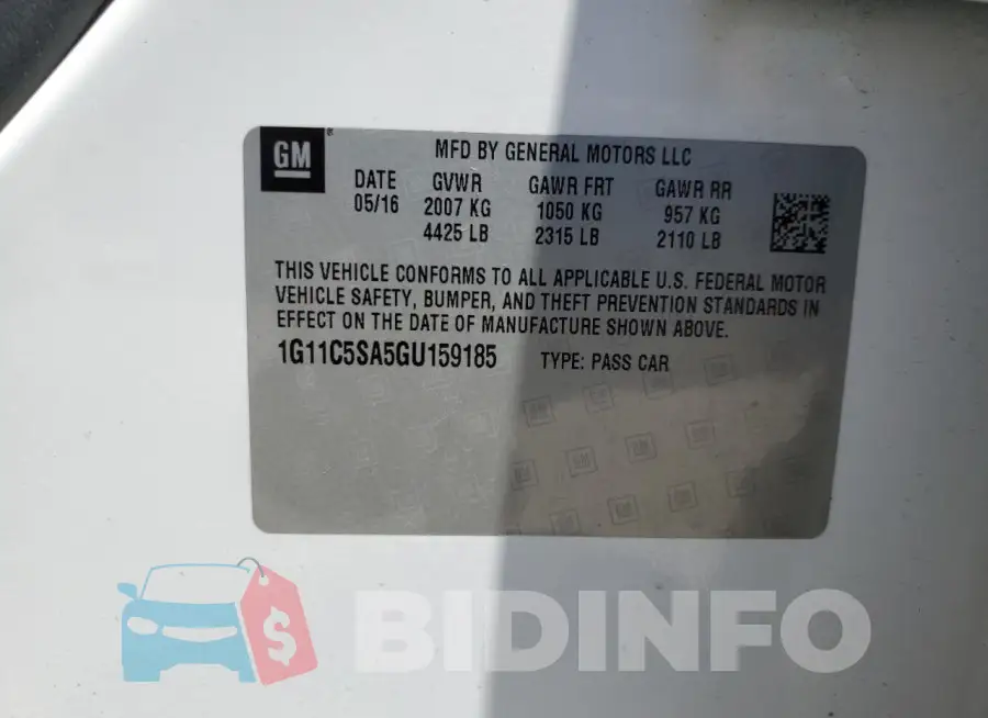 1G11C5SA5GU159185 Photo# 12