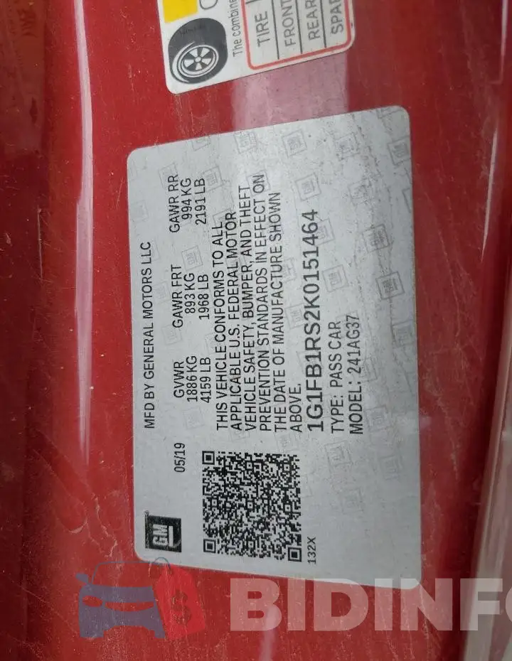 1G1FB1RS2K0151464 Photo# 12