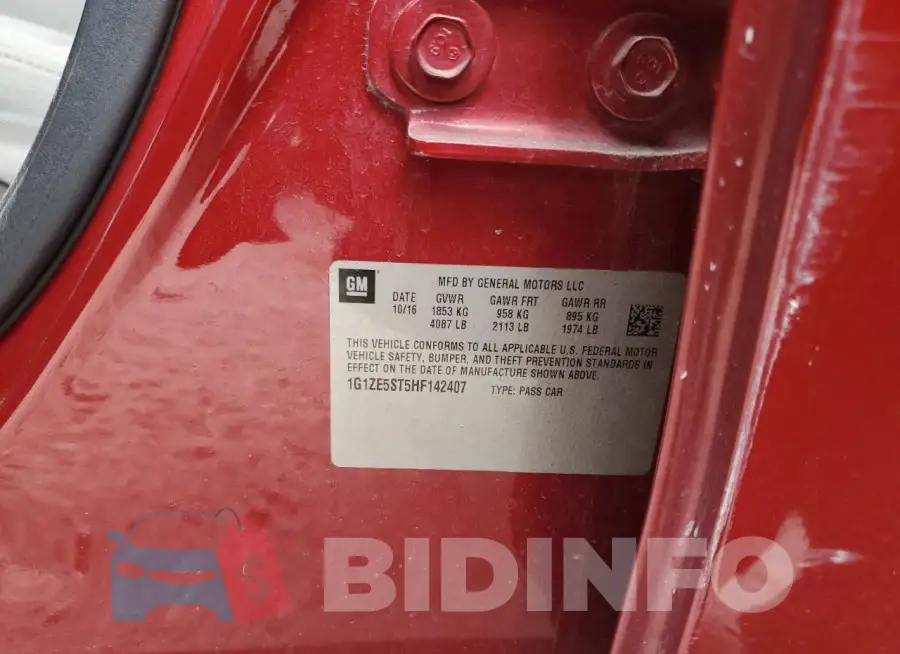 1G1ZE5ST5HF142407 Photo# 12