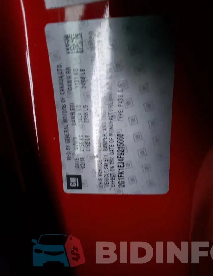 2G1FK1EJ4F9215660 Photo# 12