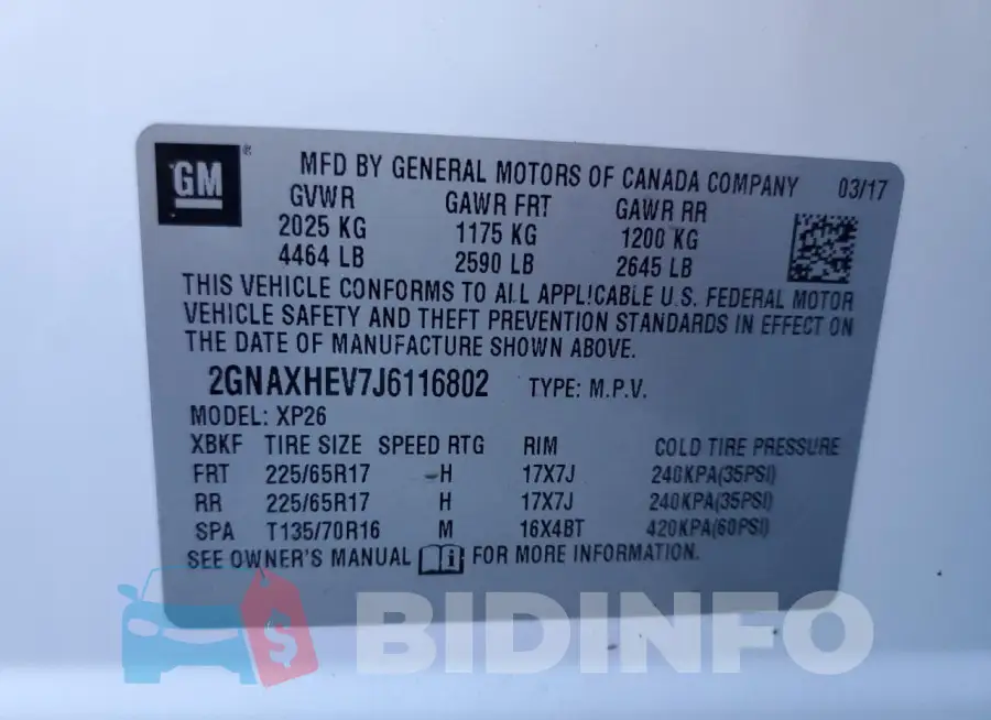 2GNAXHEV7J6116802 Photo# 12