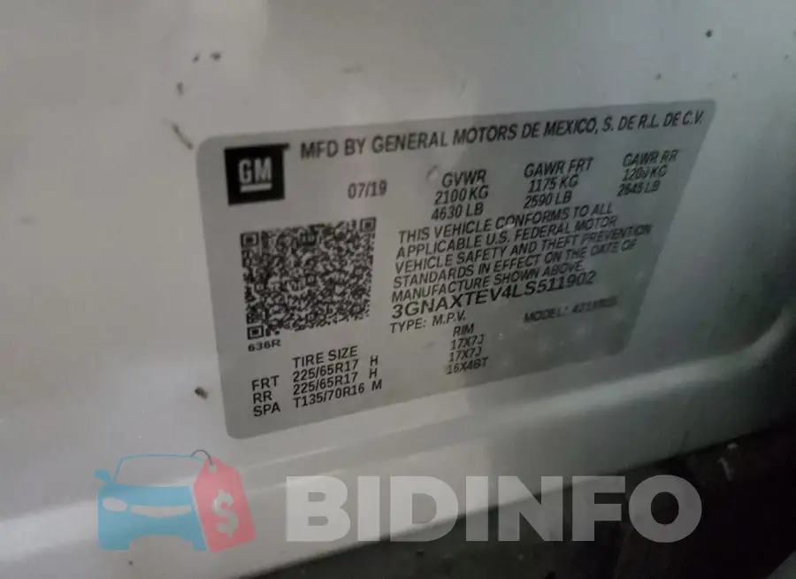 3GNAXTEV4LS511902 Photo# 12