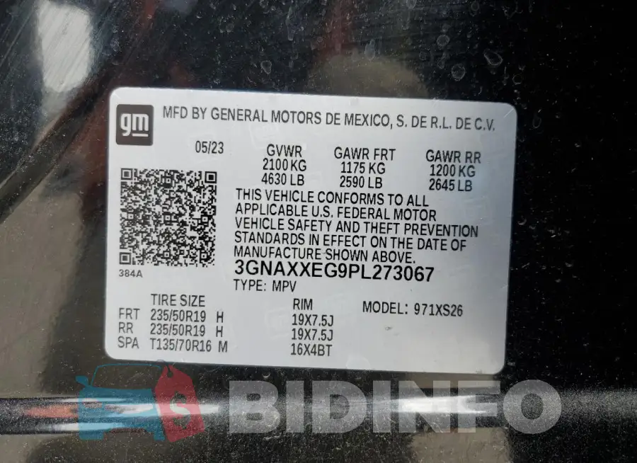 3GNAXXEG9PL273067 Photo# 14