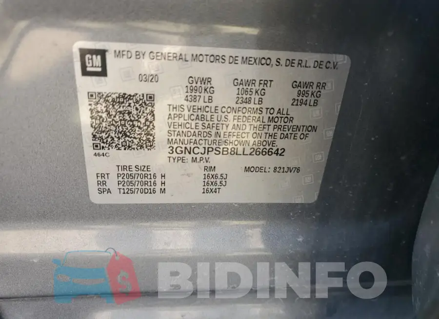 3GNCJPSB8LL266642 Photo# 14