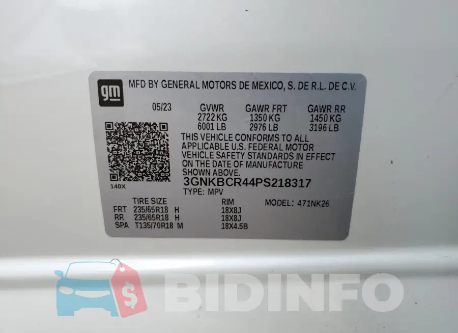 3GNKBCR44PS218317 Photo# 14