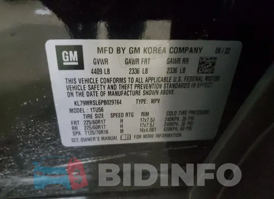 KL79MRSL6PB029764 Photo# 13