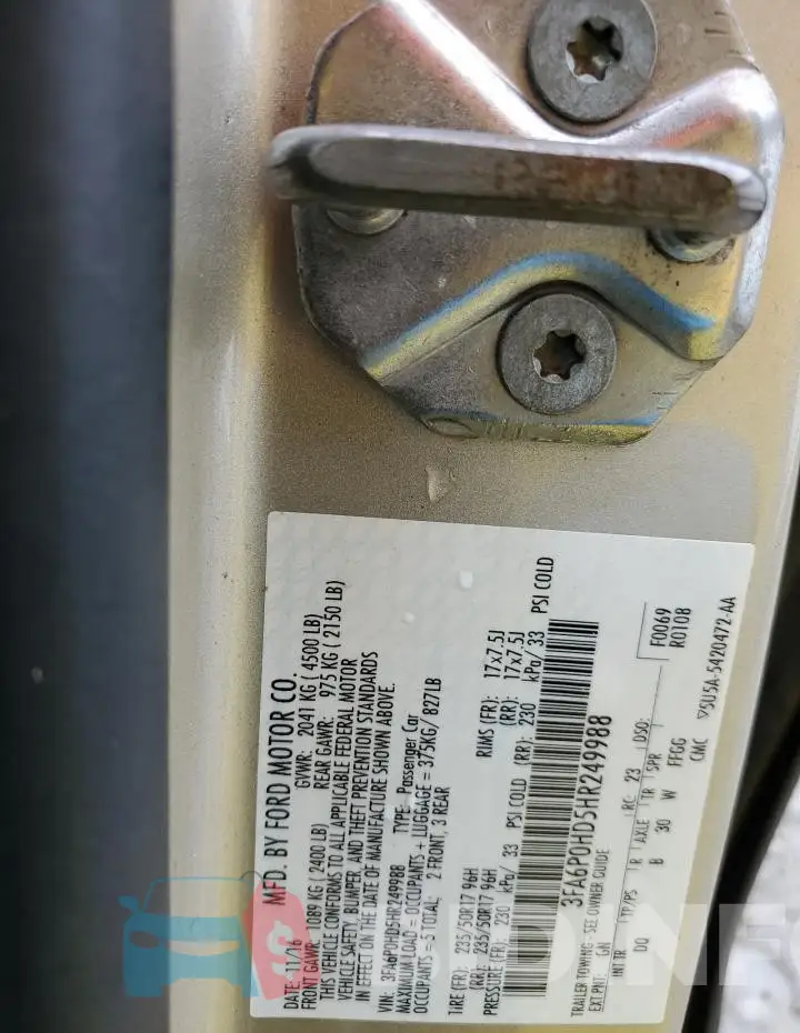 3FA6P0HD5HR249988 Photo# 13
