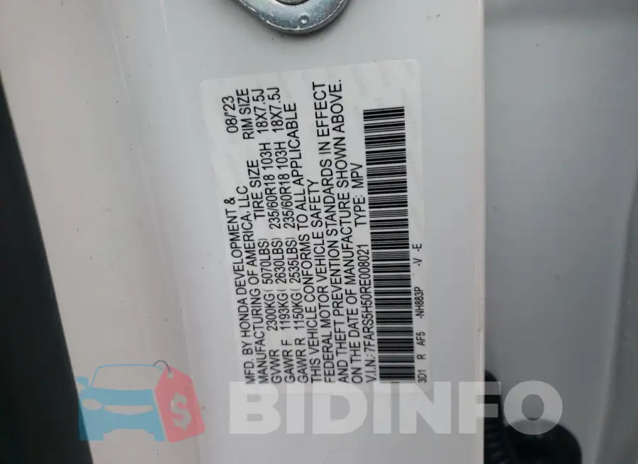 7FARS5H50RE008021 Photo# 12