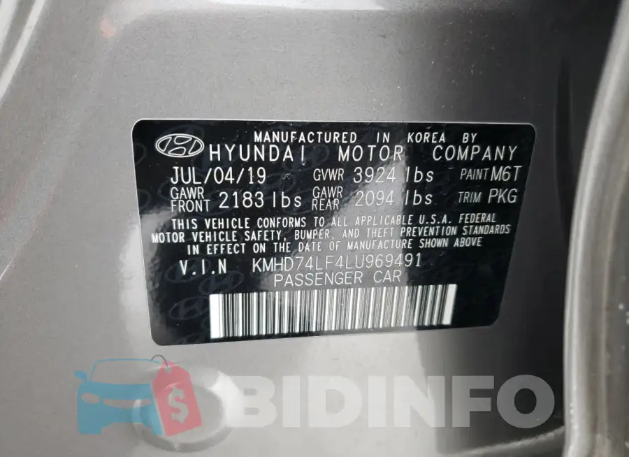 KMHD74LF4LU969491 Photo# 12