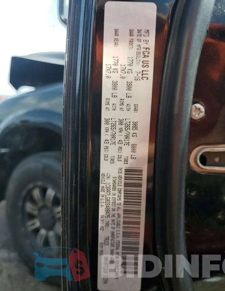1C6RR7LG8GS408475 Photo# 12