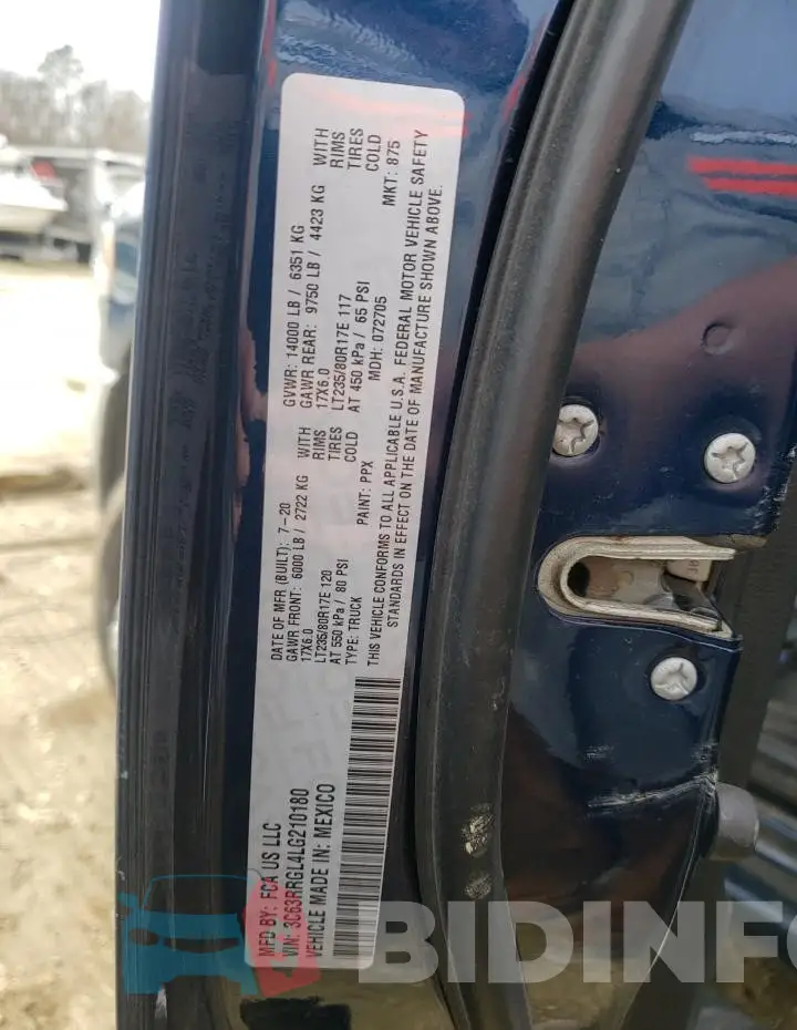 3C63RRGL4LG210180 Photo# 12