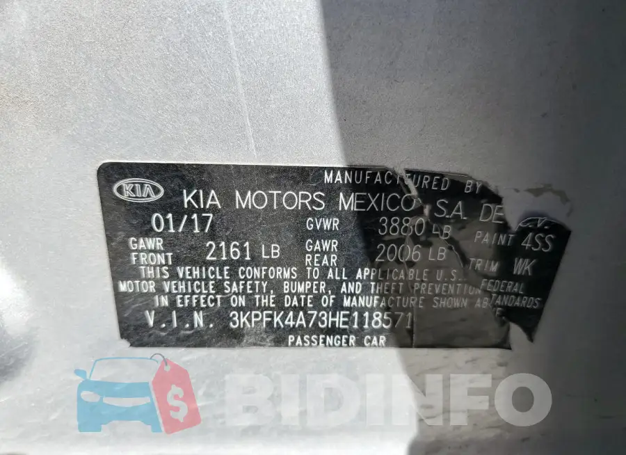 3KPFK4A73HE118571 Photo# 12