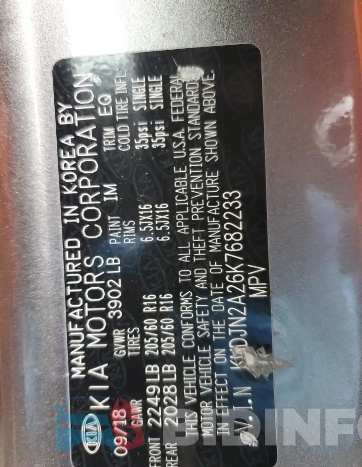 KNDJN2A26K7682233 Photo# 12