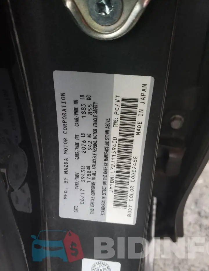 JM1BN1L72J1159400 Photo# 13