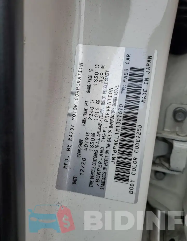 JM1BPACL1M1327670 Photo# 13