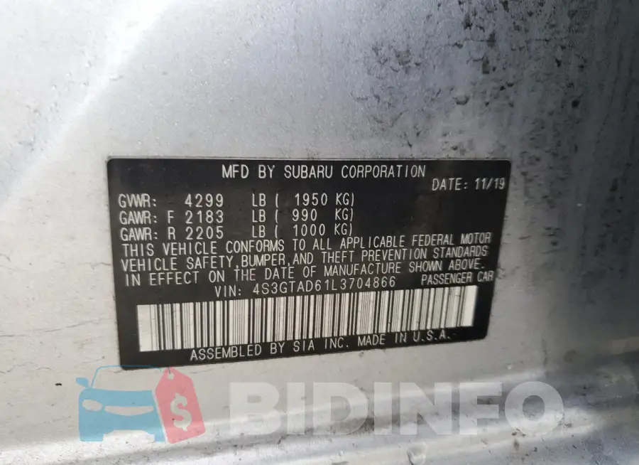 4S3GTAD61L3704866 Photo# 12
