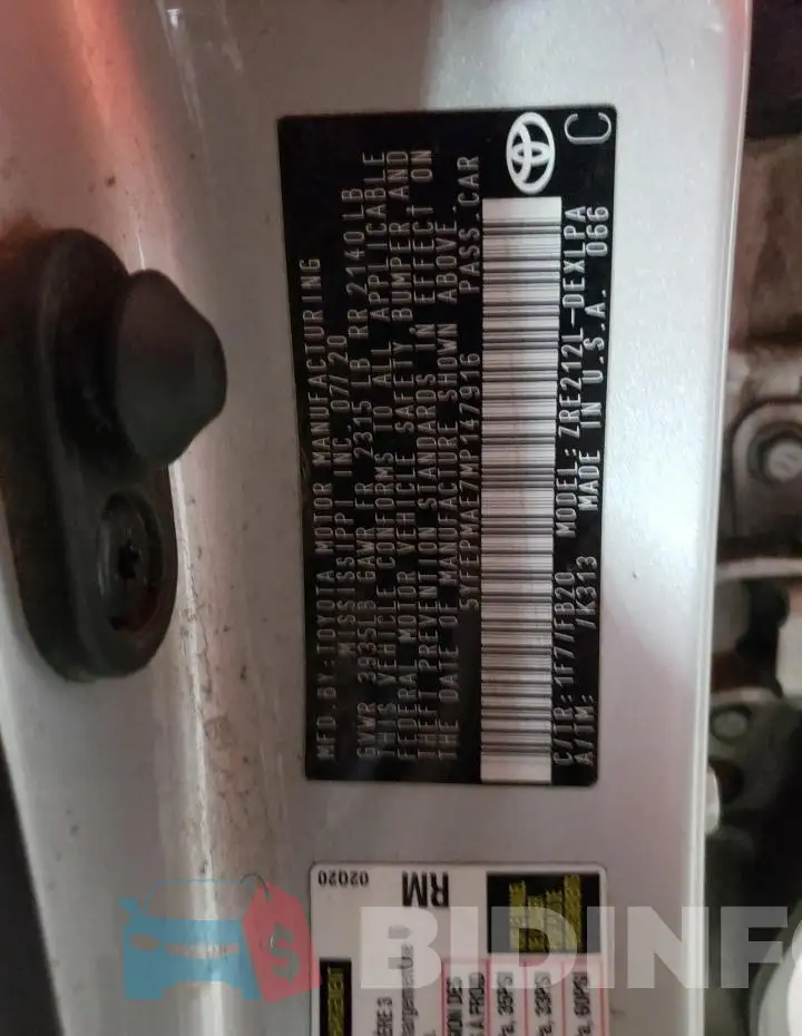 5YFEPMAE7MP147916 Photo# 13