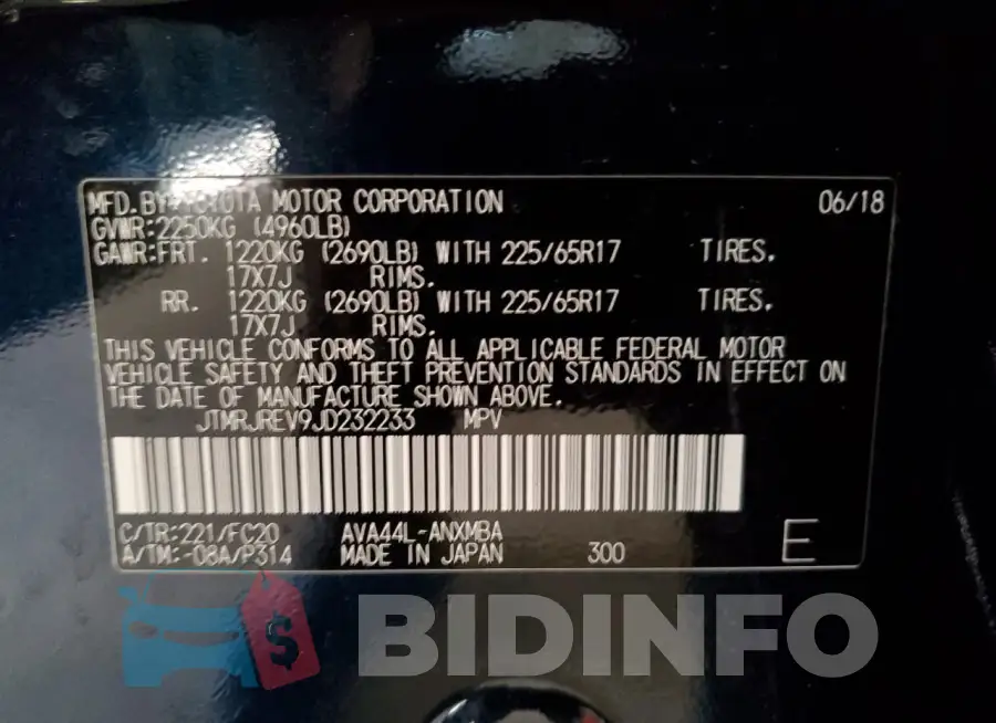 JTMRJREV9JD232233 Photo# 13