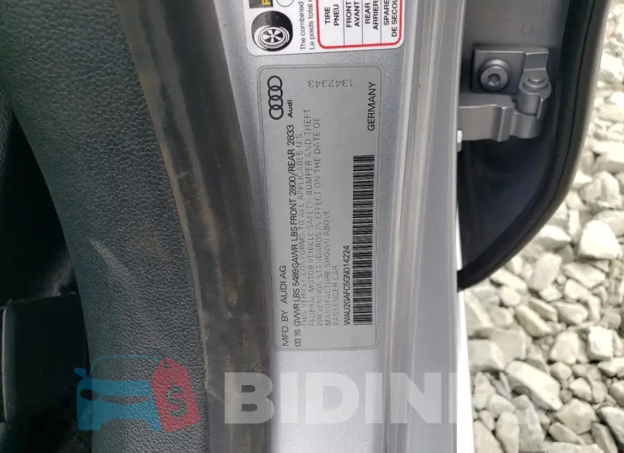 WAU2GAFC5GN014224 Photo# 12