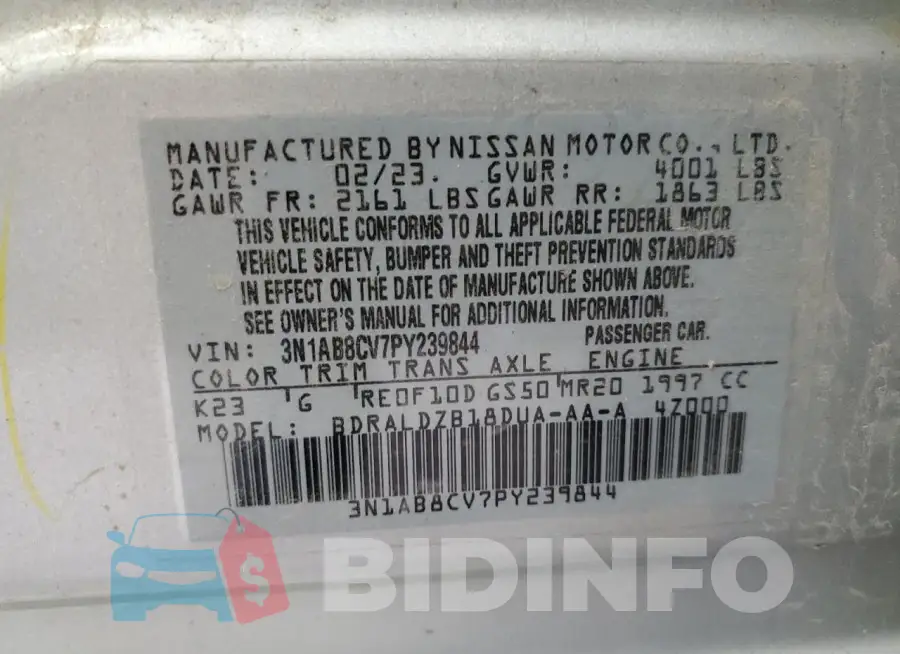 3N1AB8CV7PY239844 Photo# 12