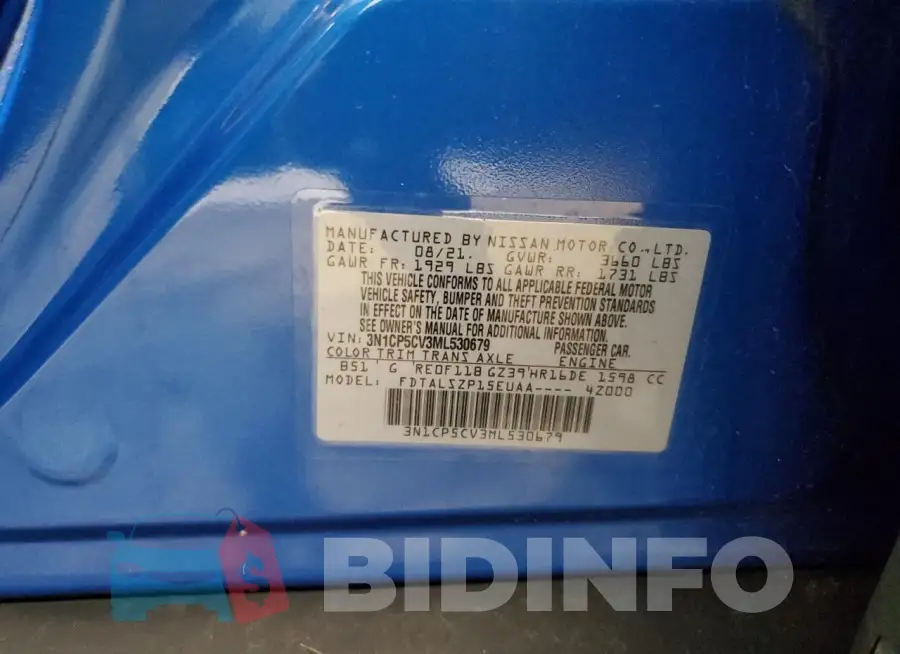 3N1CP5CV3ML530679 Photo# 12