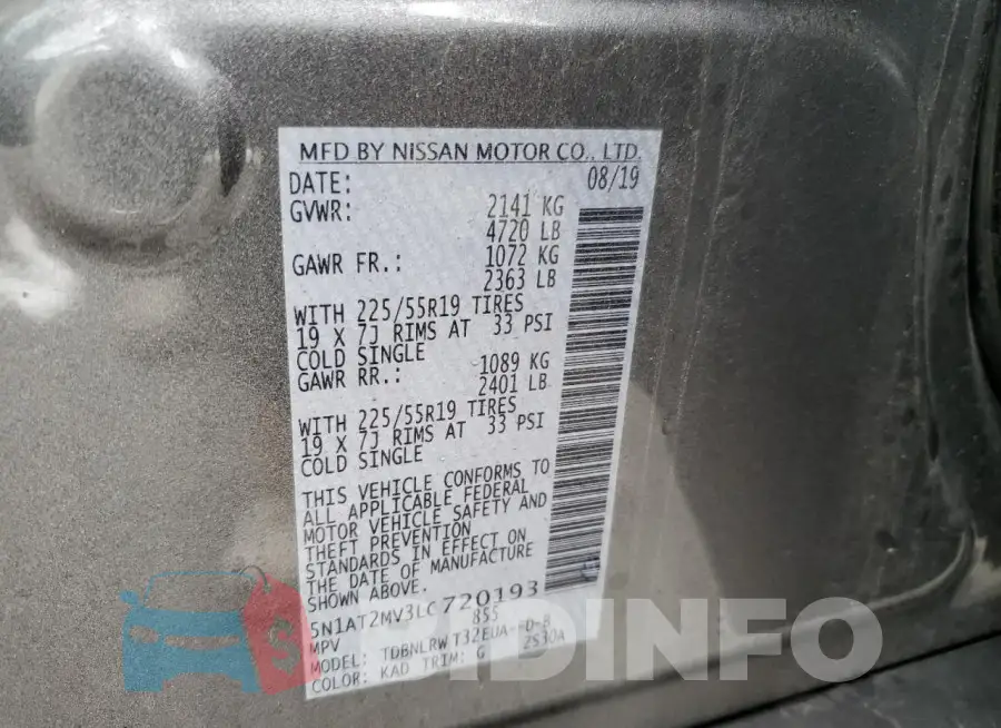 5N1AT2MV3LC720193 Photo# 13