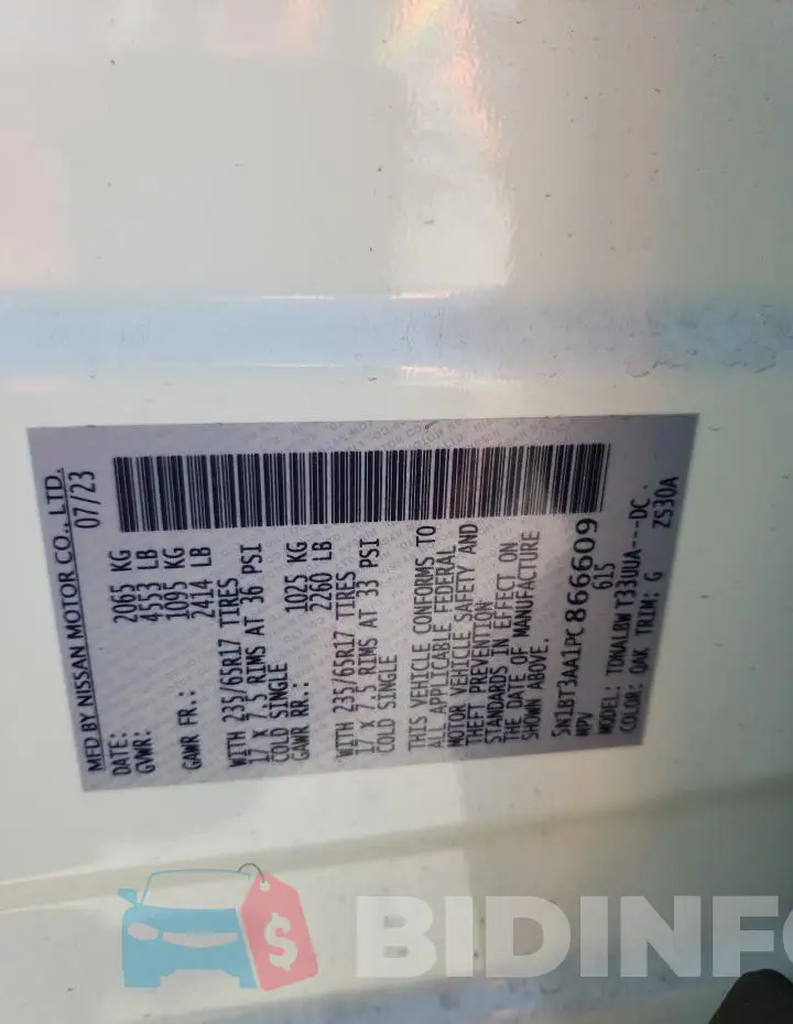 5N1BT3AA1PC866609 Photo# 14