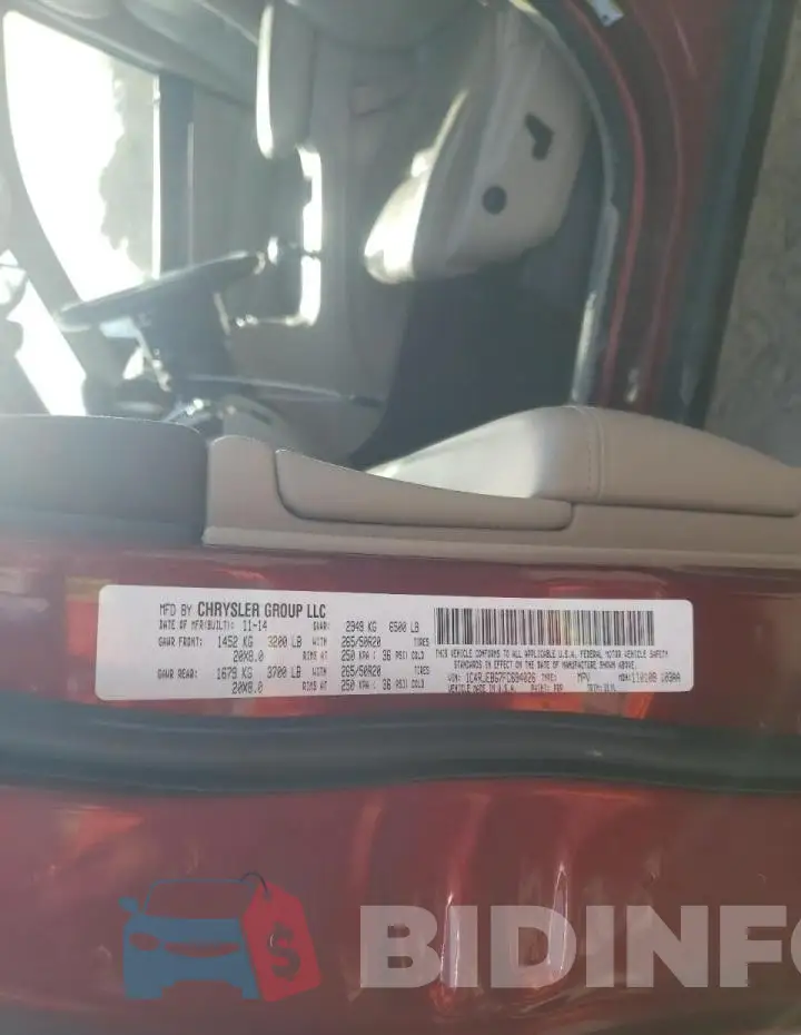 1C4RJEBG7FC694026 Photo# 14