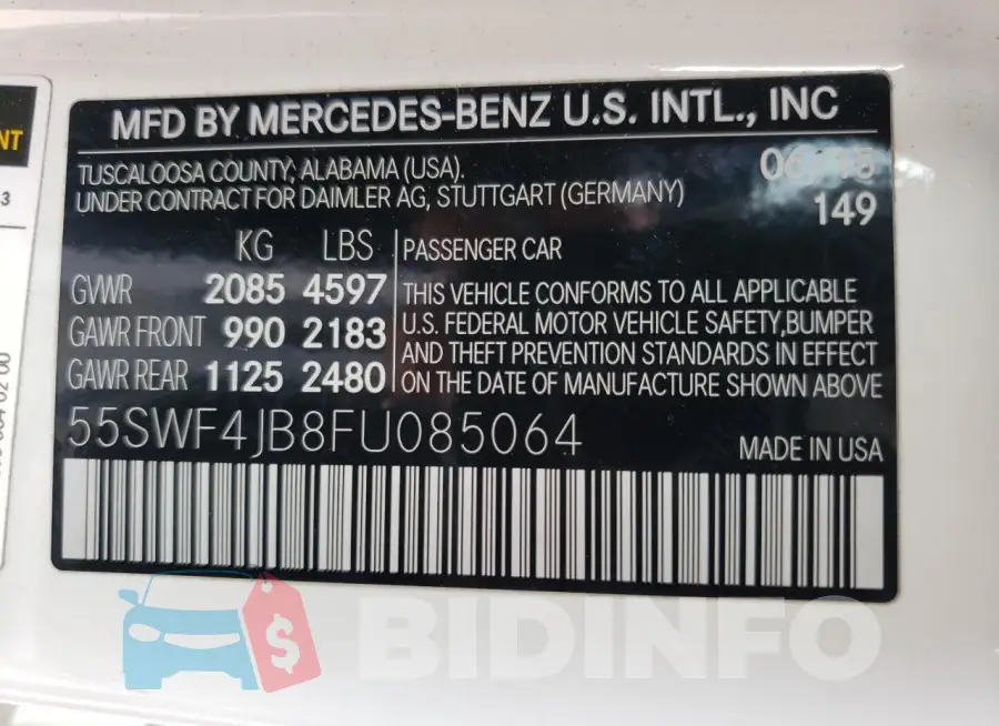 55SWF4JB8FU085064 Photo# 12