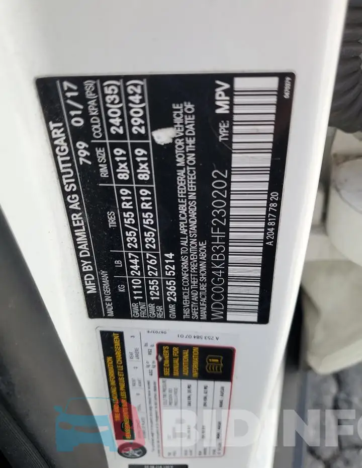 WDC0G4KB3HF230202 Photo# 12