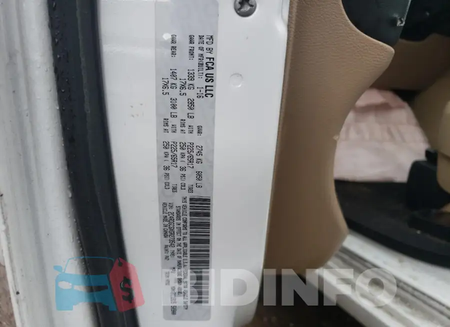 2C4RDGCGXGR273542 Photo# 13