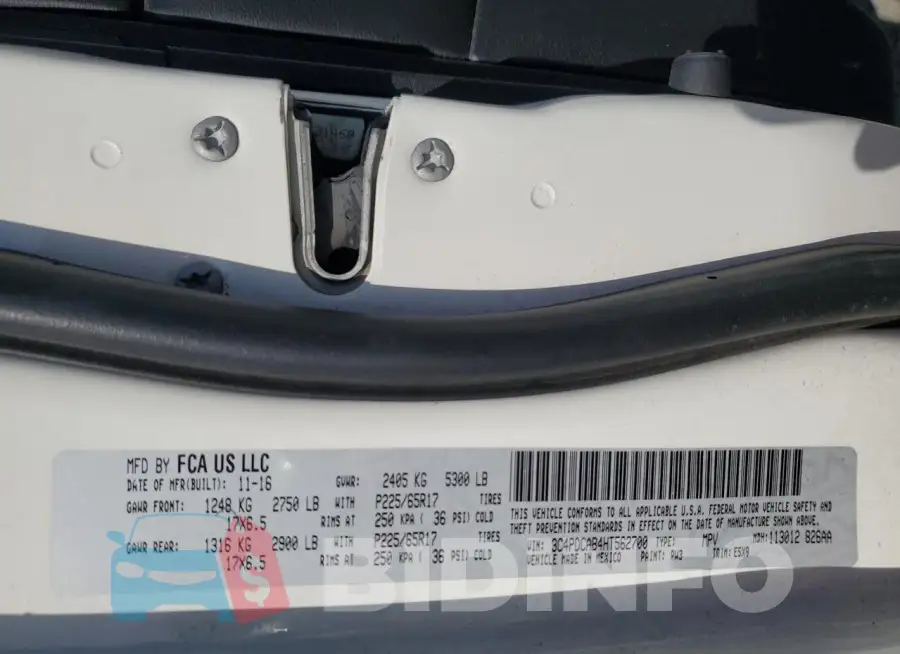 3C4PDCAB4HT562700 Photo# 13