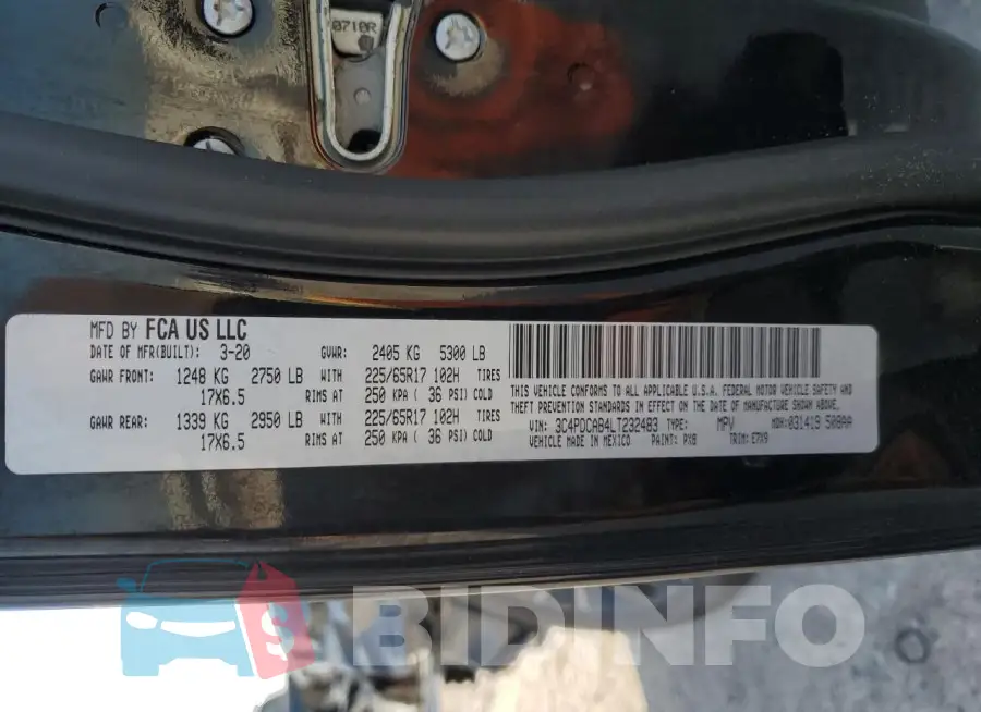 3C4PDCAB4LT232483 Photo# 12