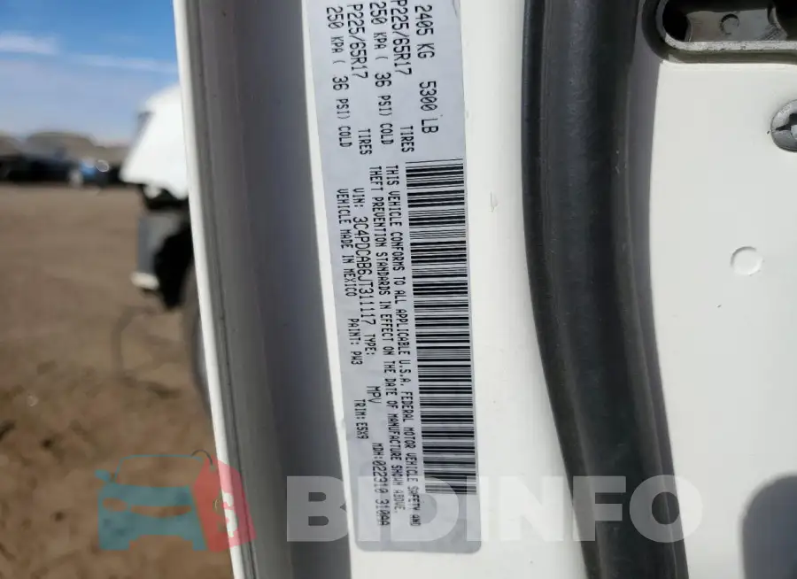 3C4PDCAB6JT311117 Photo# 13